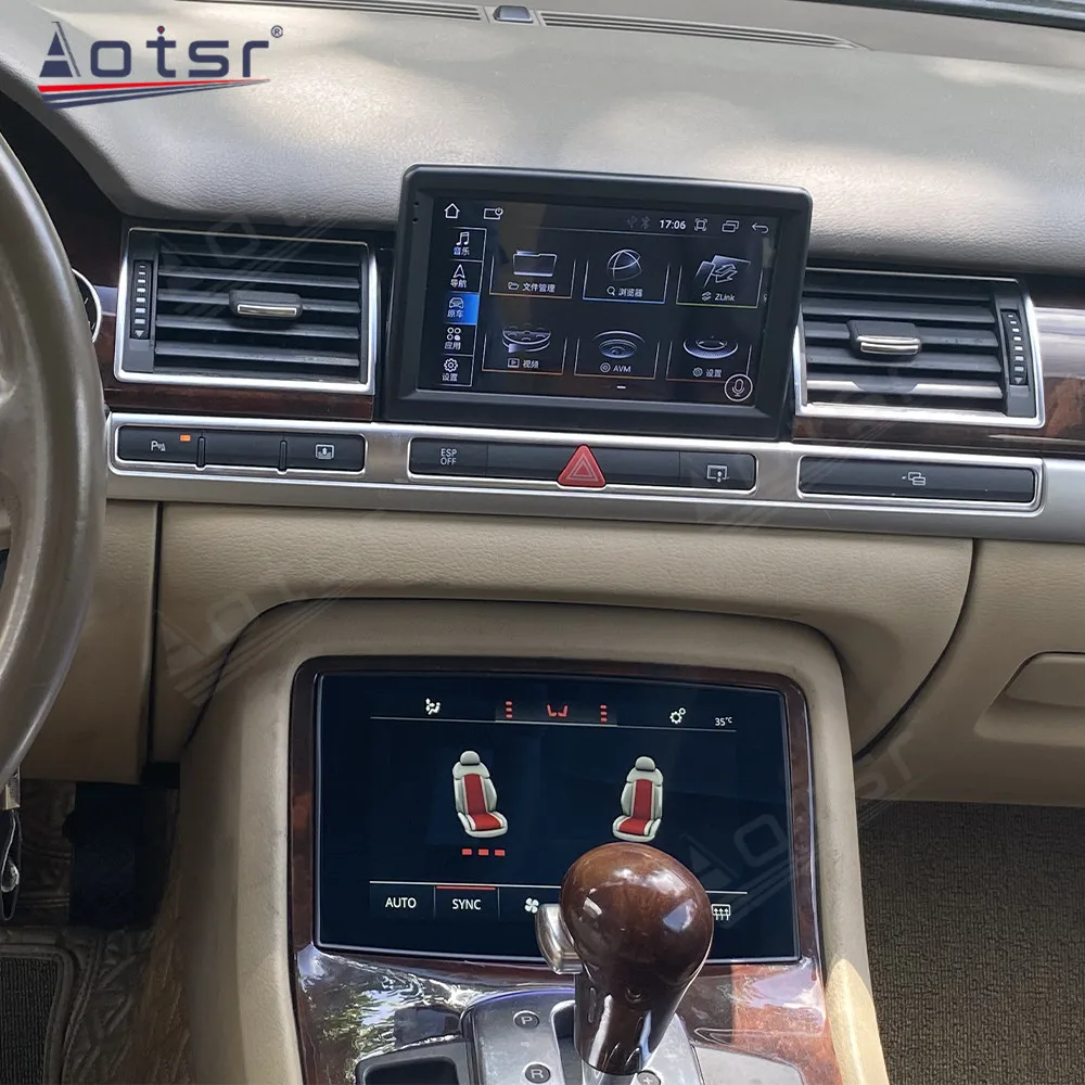 

Плата кондиционера AC панель для Audi A8 D4 2004 - 2012 AI Голосовое управление ЖК сенсорный экран климатический Кондиционер