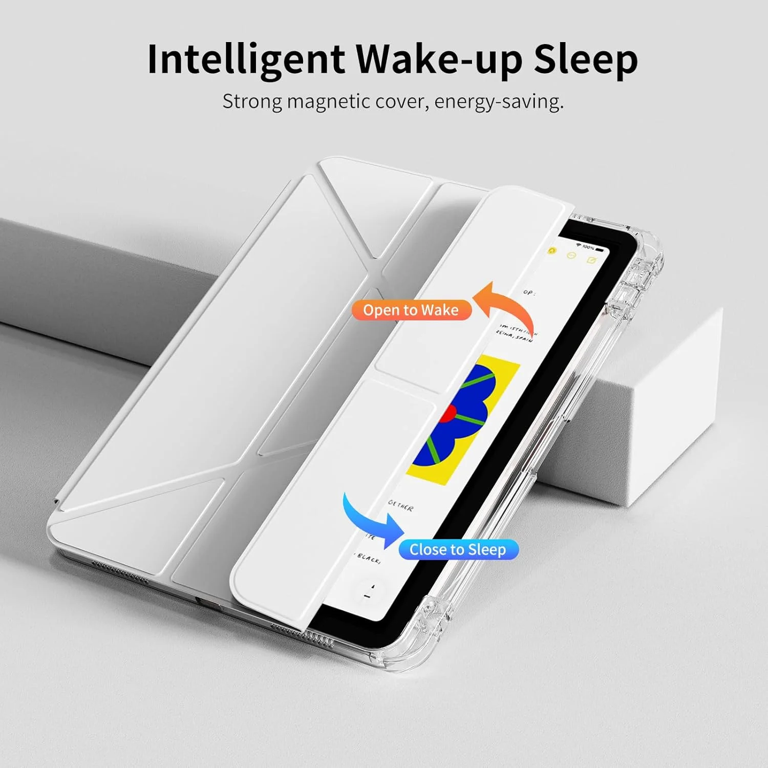 Foldable Acrylic Lightweight Tablet Case