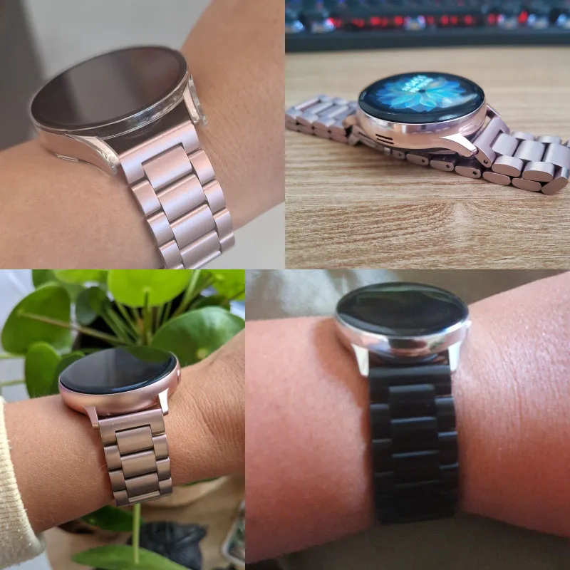 20mm Amazfit Bip Metal Strap 22mm 20mm Stainless Steel Strap For
