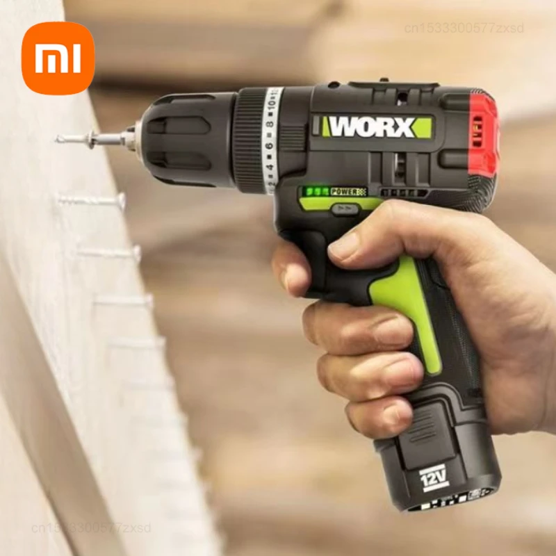 

Xiaomi WORX Cordless Electric Drill WU130X 12V 40Nm Brushless Motor for Home Improvement Carpentry Metalworking Repair Tool Suit