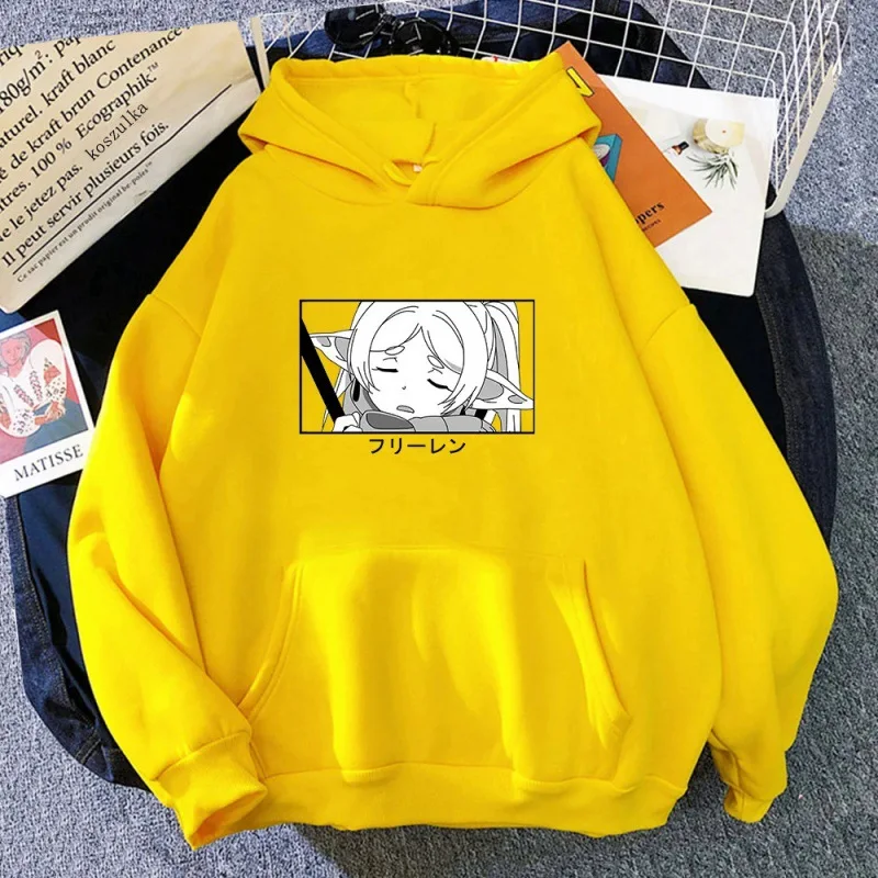 Japanische Anime Muster Frieren Hoodies Männer Mode Langarm Sweatshirts Frauen Casual Harajuku Streetwear Pullover Sudaderas – Detail 18
