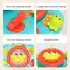 Children's music steering wheel toy puzzle early education interactive cartoon simulation steering wheel press sound toy 3