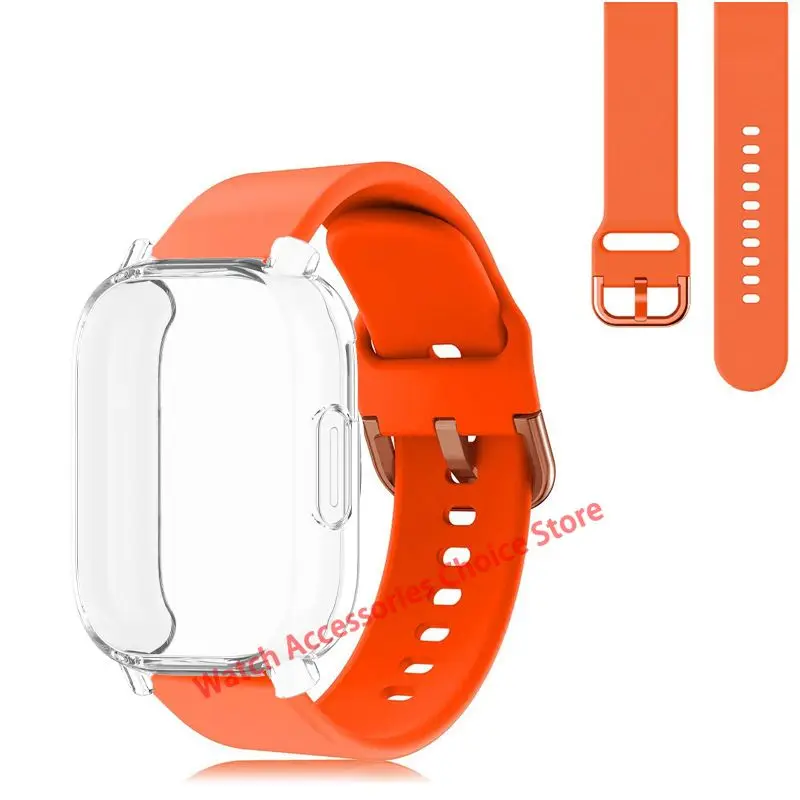 Protective TPU Shell with Breathable Silicone Strap