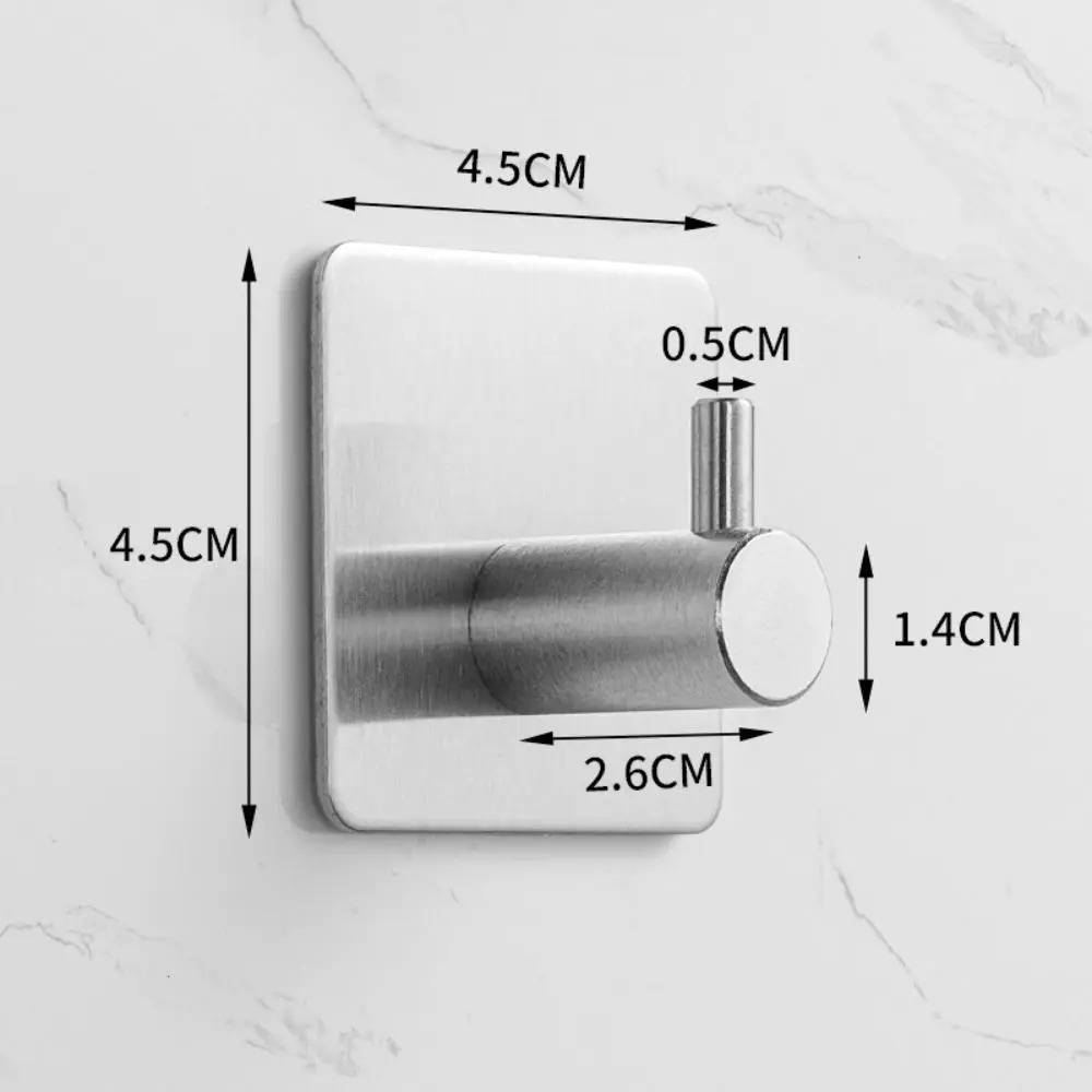 Stainless Steel Waterproof Hooks for Bathroom Kitchen