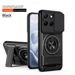 Rugged Anti - Drop Case with Lens Protection for Motorola Edge 60 Neo (Black)
