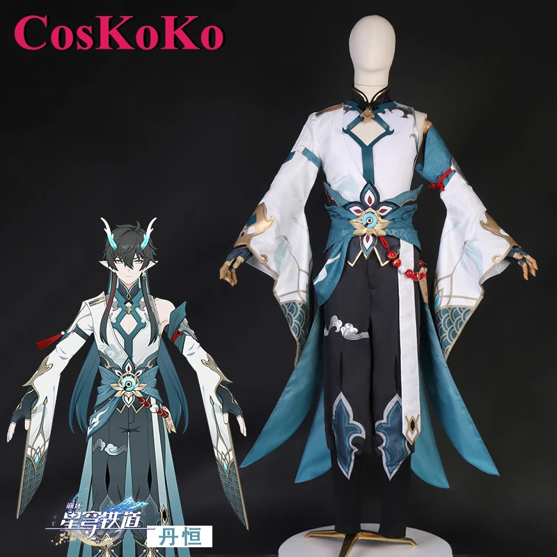 

CosKoKo Dan Heng Cosplay Game Honkai: Star Rail Costume Drink The Moon Dragon King Battle Uniform Halloween Role Play Clothing