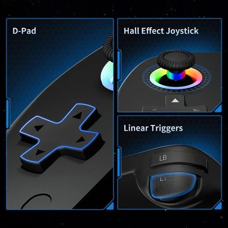 Peakdo Handheld Game Console With Hall Joystick And 120hz Screen_voghion.com