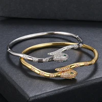 Vintage Classic Zircon Snake Bracelet for Women Daily Versatile Jewelry Accessories 1