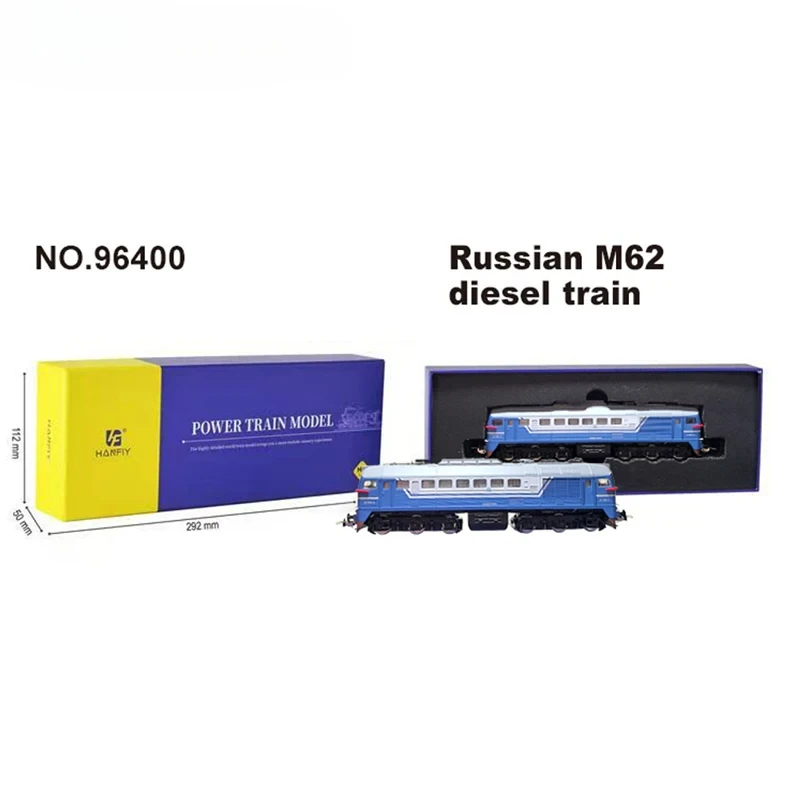 HO Scale 1:87 Russian M62 Diesel Train Model with Power Classics