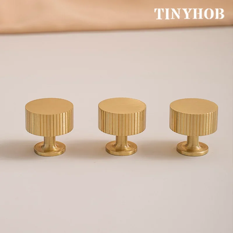 Solid Brass Drawer Knobs T bar Handle Bedroom Pulls Kitchen Cabinet Door Pull Handle Modern Style Vertical lines