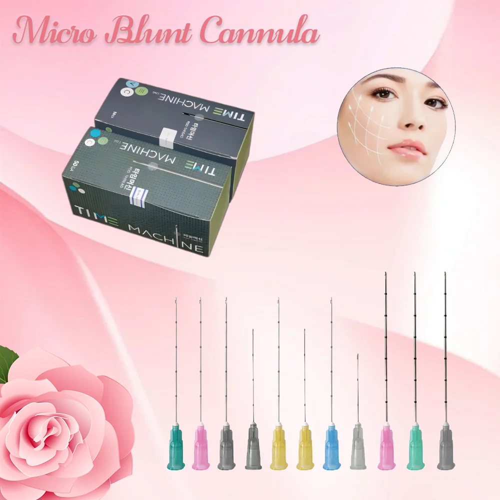 High Quality Disposable Korea Fine Micro Blunt Needle Canula 14G 90MM /18G 100MM Blunt Tip Cannula Needle For Filler Hyaluronic
