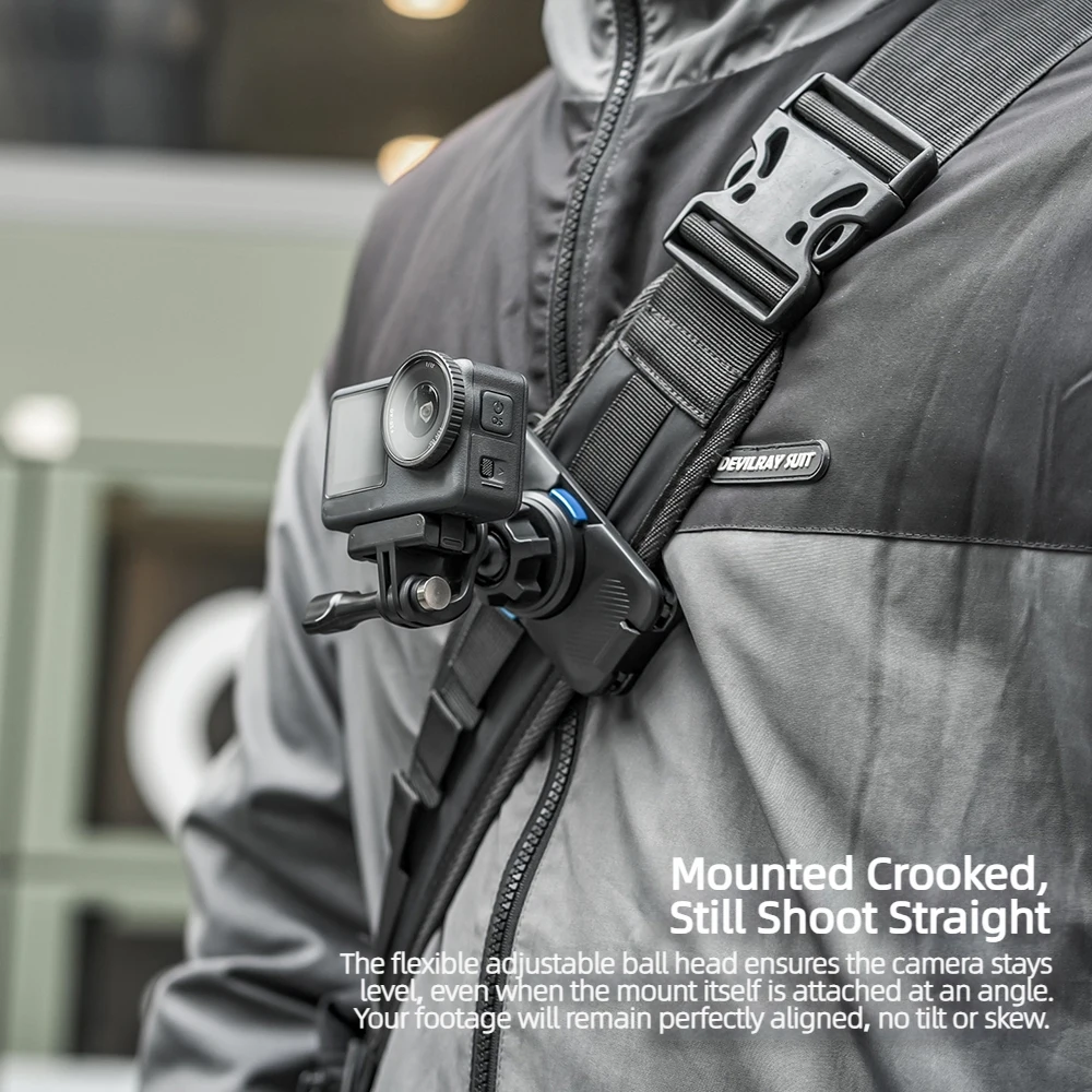 Clip Magnétique pour Sac à Dos GoPro Accessoire Caméra Action Fixation Rapide