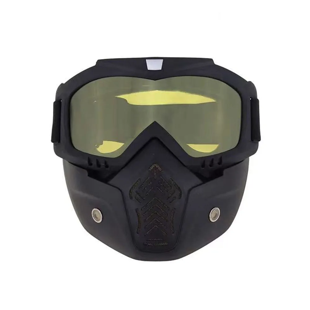Gel Blaster Full Mask Detachable Masks Tactical Mask with Goggles Compatible with Nerf Rival, Apollo, Zeus, & Artemis Blasters 4