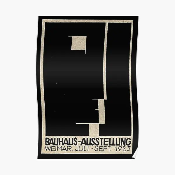 Bauhaus логотип на 1923 рекламный постер Weimar винтажный Забавный современный настенный