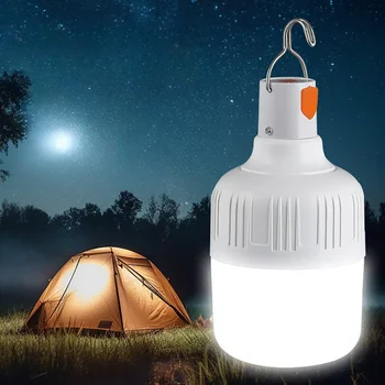 USB Rechargeable LED Camping Lamp with Hook 1