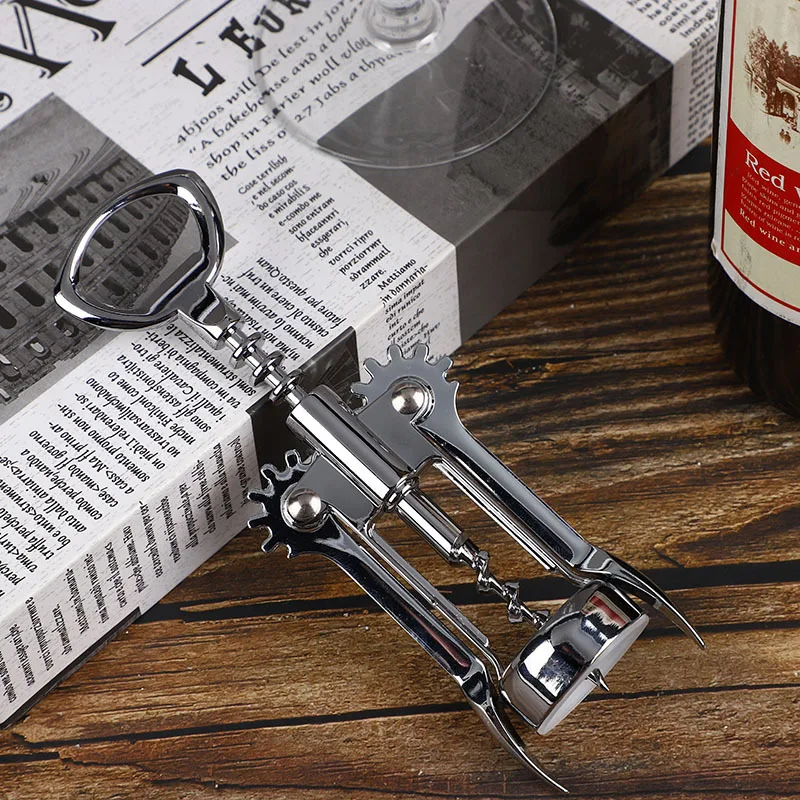 Wine opener Stainless steel wing type Corkscrew bottle opener