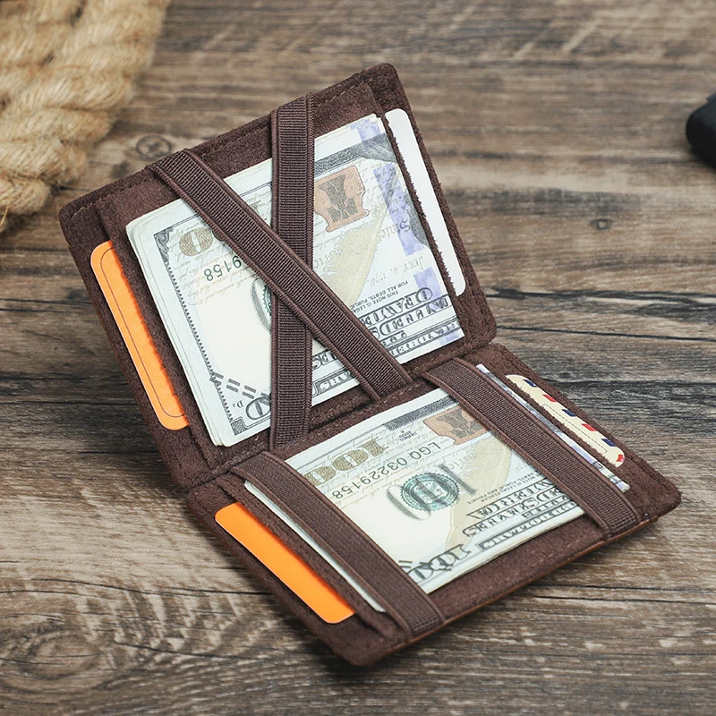 Mens Slim Bifold Wallet Minimalist Front Pocket Wallets for Men-Thin &  Stylish Business Purse Trip Documents Photo Card Bag - AliExpress