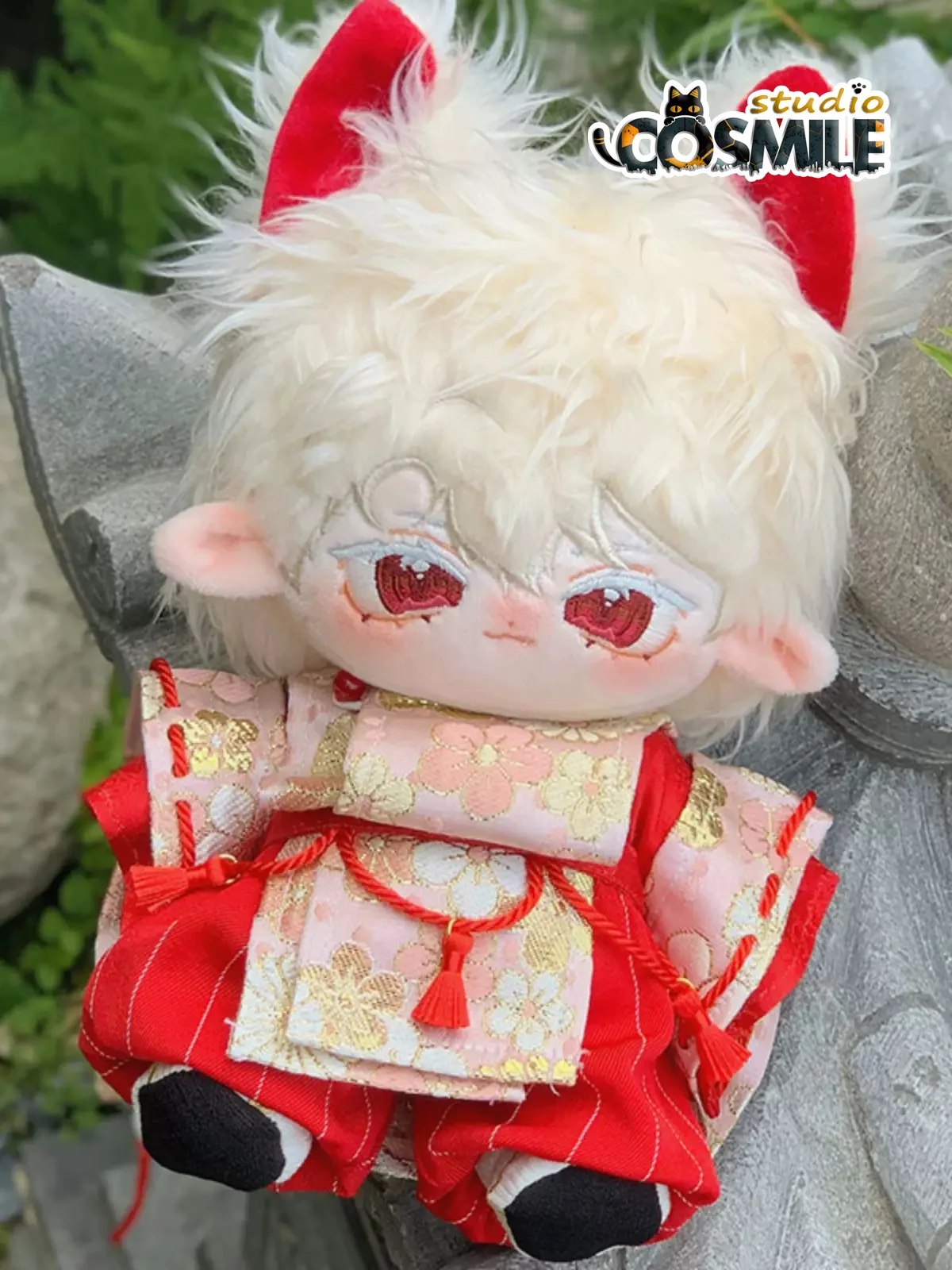 ハンドメイド　日本人形衣装　襦袢付き　赤　古布 楽天市場】ブローチ 人形 文化人形 ドール 赤 日本 着物