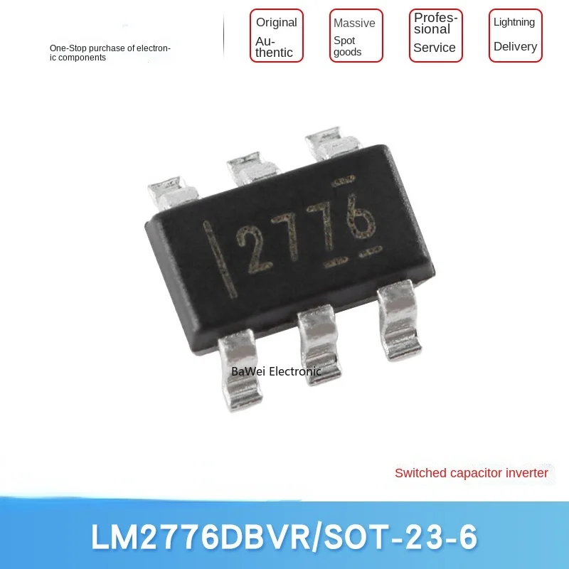 

Original LM2776DBVR SOT-23-6 Switched Capacitor Inverter Chip Core Set