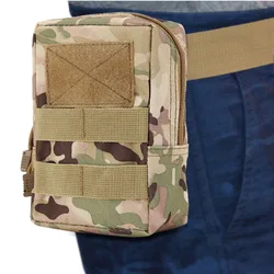 MOLLE Pouch Multi-Purpose Compact Tactical Gadget Hanging Waist Bag Utility Pouch EDC Pocket Organizer Pouch for Camping Hunting