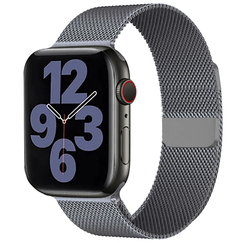 Elegant Milanese Loop Metal Strap for Apple Watch - Premium Stainless Steel Band