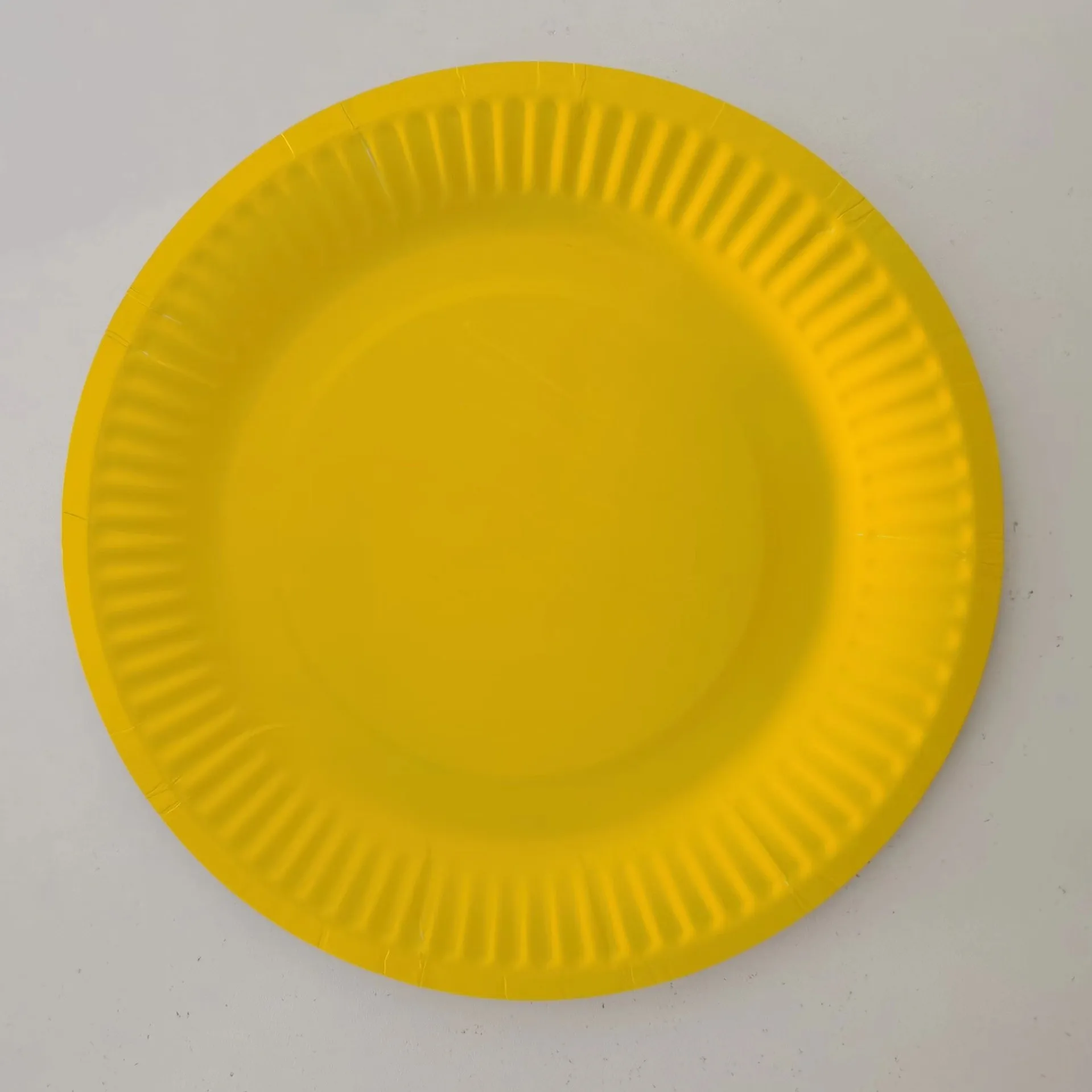 WHITE DISPOSABLE PAPER PLATES SIZE 9 & 7 inch For Birthday Christmas Party  BBQ