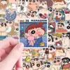 100Pcs Cartoon Anime Crayon Shin chan Stickers For Car Laptop Phone Stationery Decor Decals Waterproof Sticker Kids Toys 4