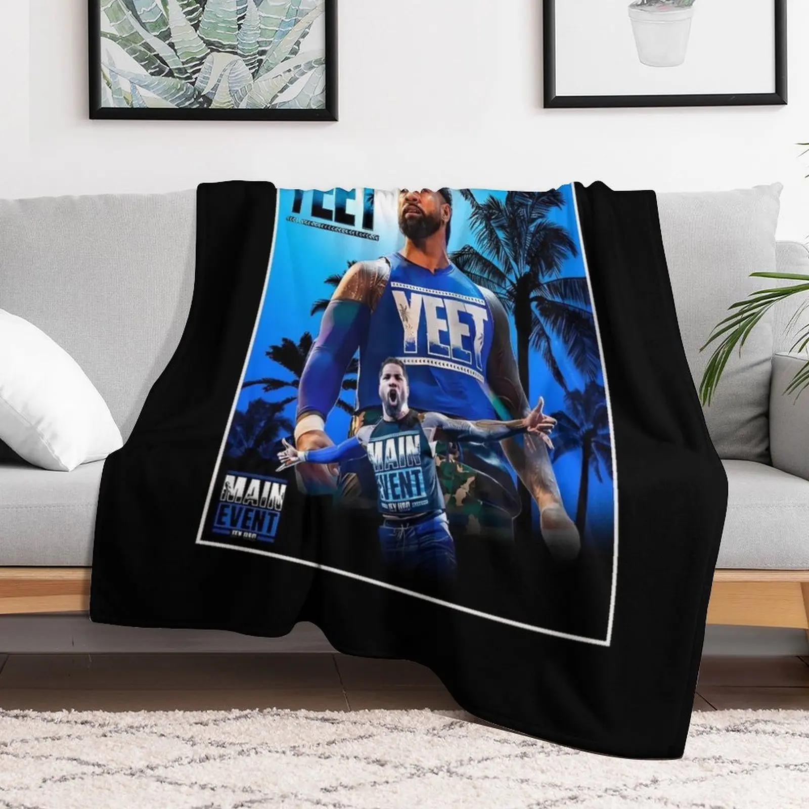 MAIN EVENT JEY USO Throw Blanket Comforter christmas gifts Luxury St anime Blankets 2