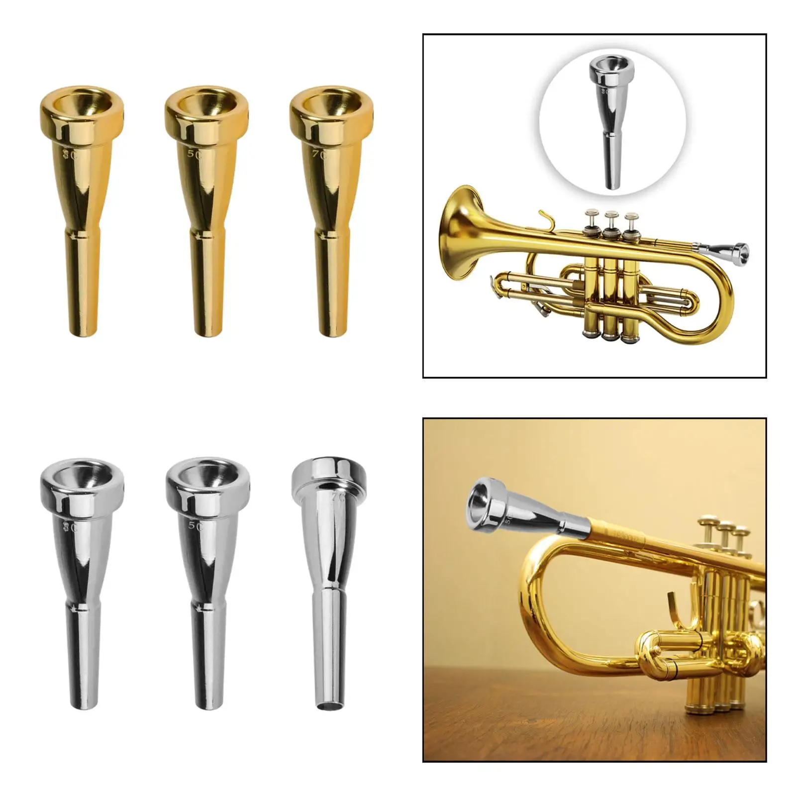 Trumpet Mouthpiece Alloy for Professional Players Adults Children Student trumpet instrument trumpet mouthpiece remover