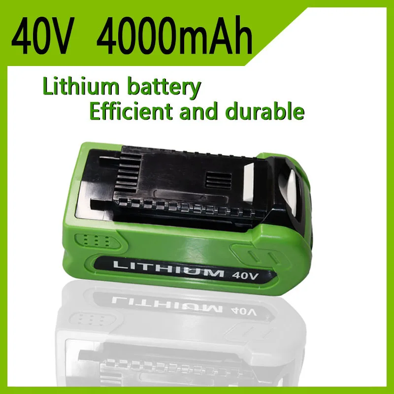 

Rechargeable Battery For Greenworks 40V 3000mAh/4000mAh/5000mAh 29252,22262, 25312, 25322, 20642, 22272, 27062, 21242