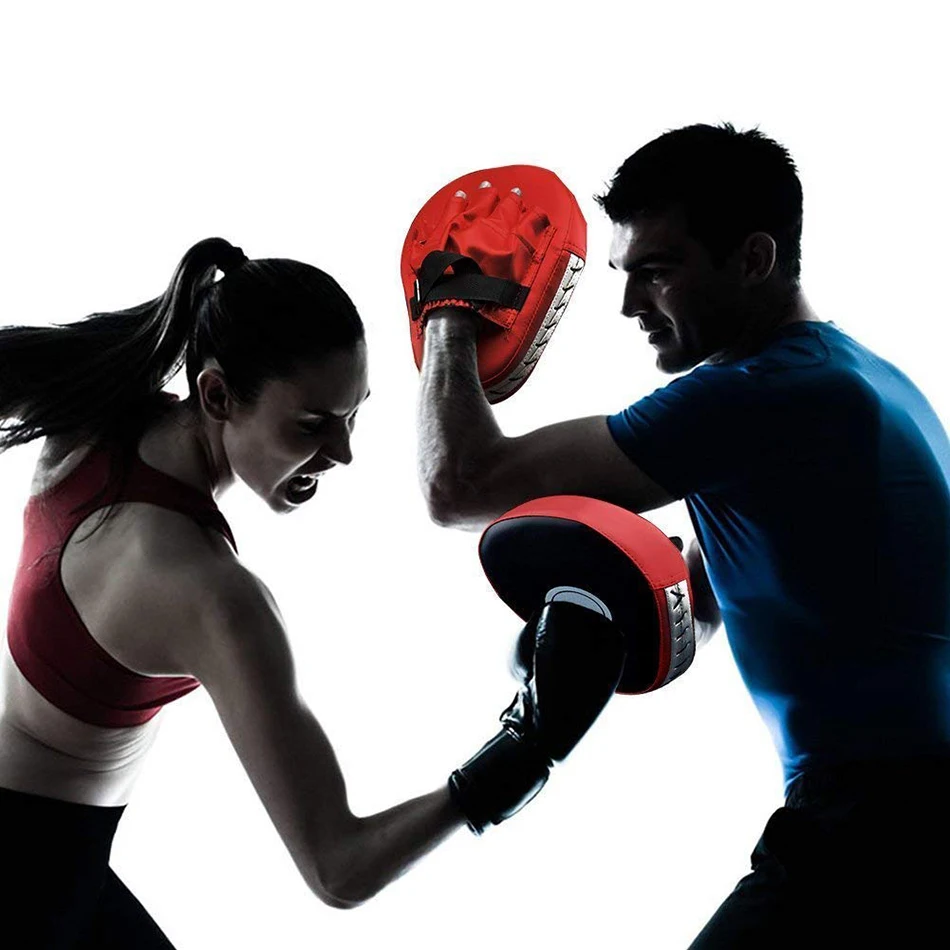 1 PCS Kick Boxing Gloves Pad Punch Target Bag Men MMA PU Karate Muay Thai Free Fight Sanda Training Adults Kids Equipment