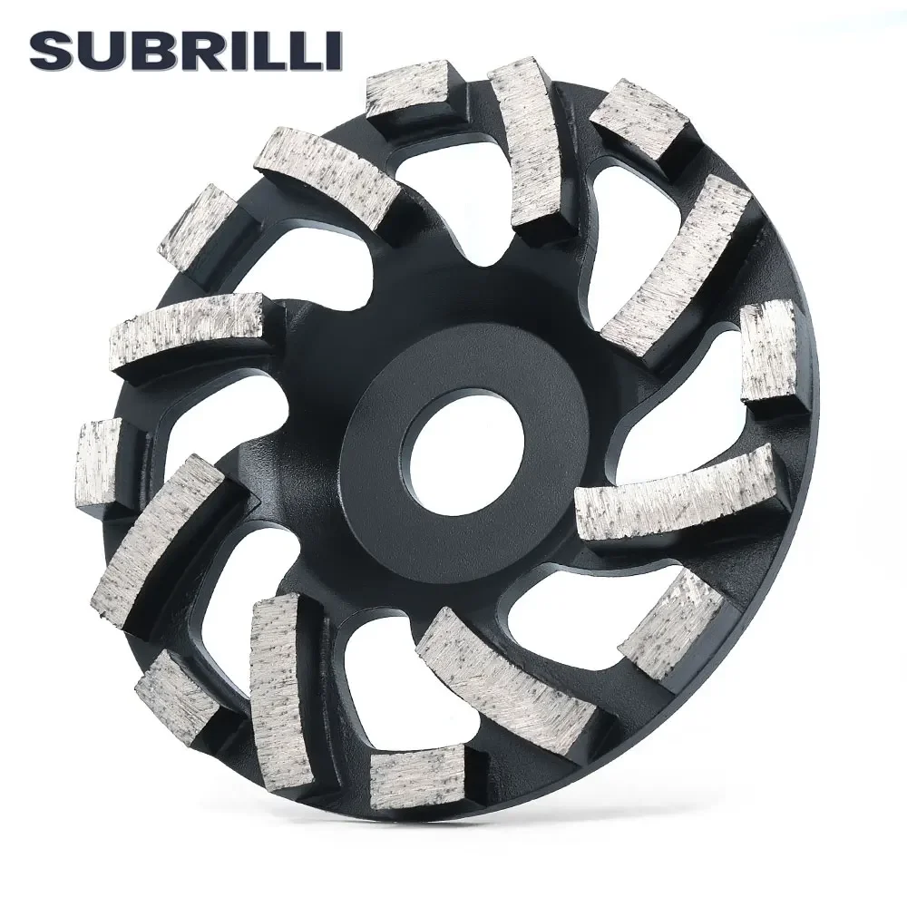 5" Diamond Sintered Grinding Cup Wheels Bowl Shape 125mm Sanding Disc Segment 30# Grit Medium Bond For Concrete Granite Stone