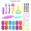 26 Piece Set DIY Plasticine Mold Modeling Clay Accessories Play Dough Tool Kit Plastic Set Knife Mold Kids Educational Toys 6