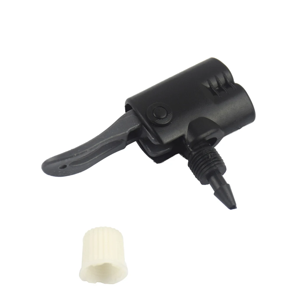 Bike Dual Head Valve Adapter Bicycle Tire Air Pump Inflator Valve Head