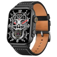 20 22mm Leather WatchStrap for COLMI P71 C81 M42 Replacement Band Watch P73/P68/V70/P28 Plus Soft Correa Business Wristband Belt