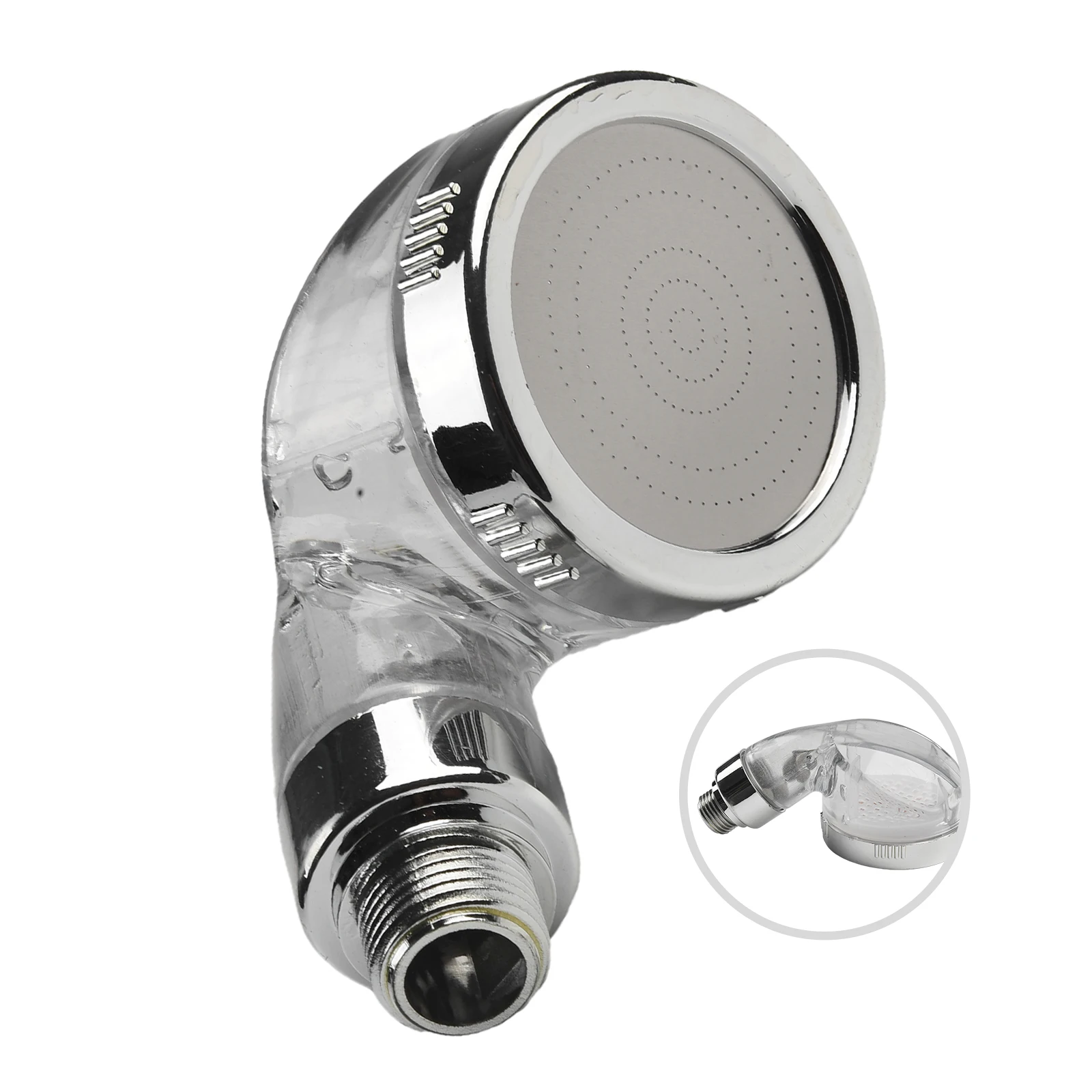 

Exquisite Shower Head Accessories 1PCS Bathroom Filter Negative Ion SPA Nozzle.110*75*63mm Water-Saving Shower