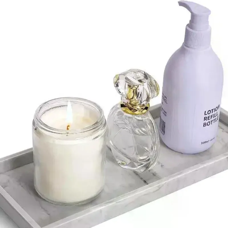 1Pc Square Silicone Aroma Diffuser Tray Bathroom Tray Soft Jewelry Tray Dressing Table Decorative Bathroom Tray Organizer