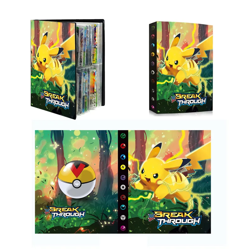 432pcs Cartões Pokemon Álbum Livro Legal Jogo Dos Desenhos