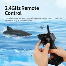 

2.4GHz RC Boat Remote Control Fish Finder Bait Boat Waterproof Toy Under Water Ship RC Boat Model Kids Educational Stem Toy Gift