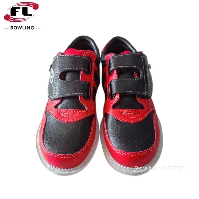 Large Size 34-48 Bowling Shoes for Men Women Professional Sneakers Couple Models Breathable Leather Bowling Shoes Fitness