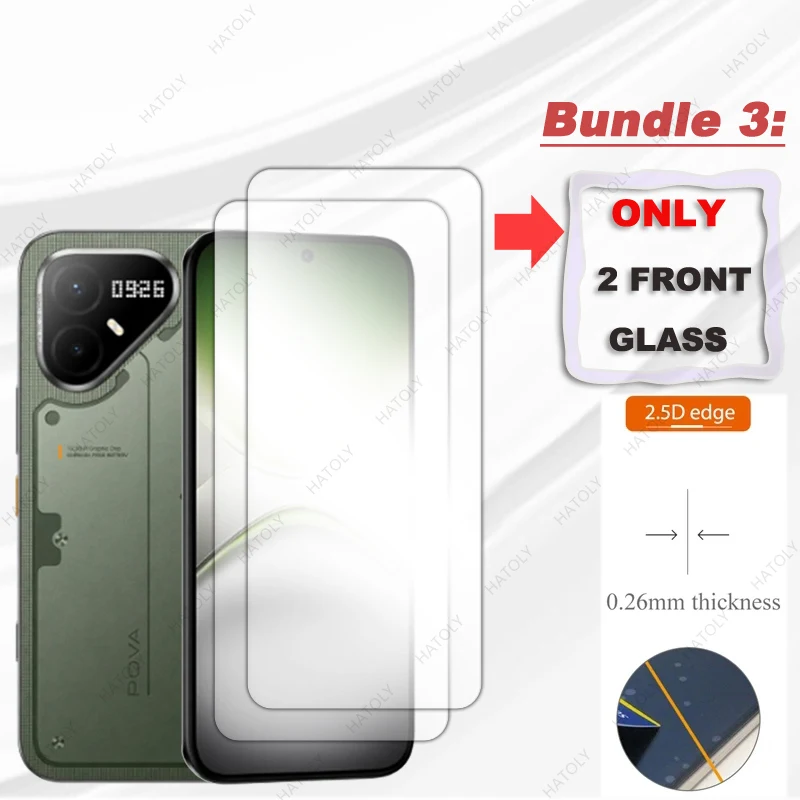 HD Clear Glass Screen and Camera Lens Protector Film
