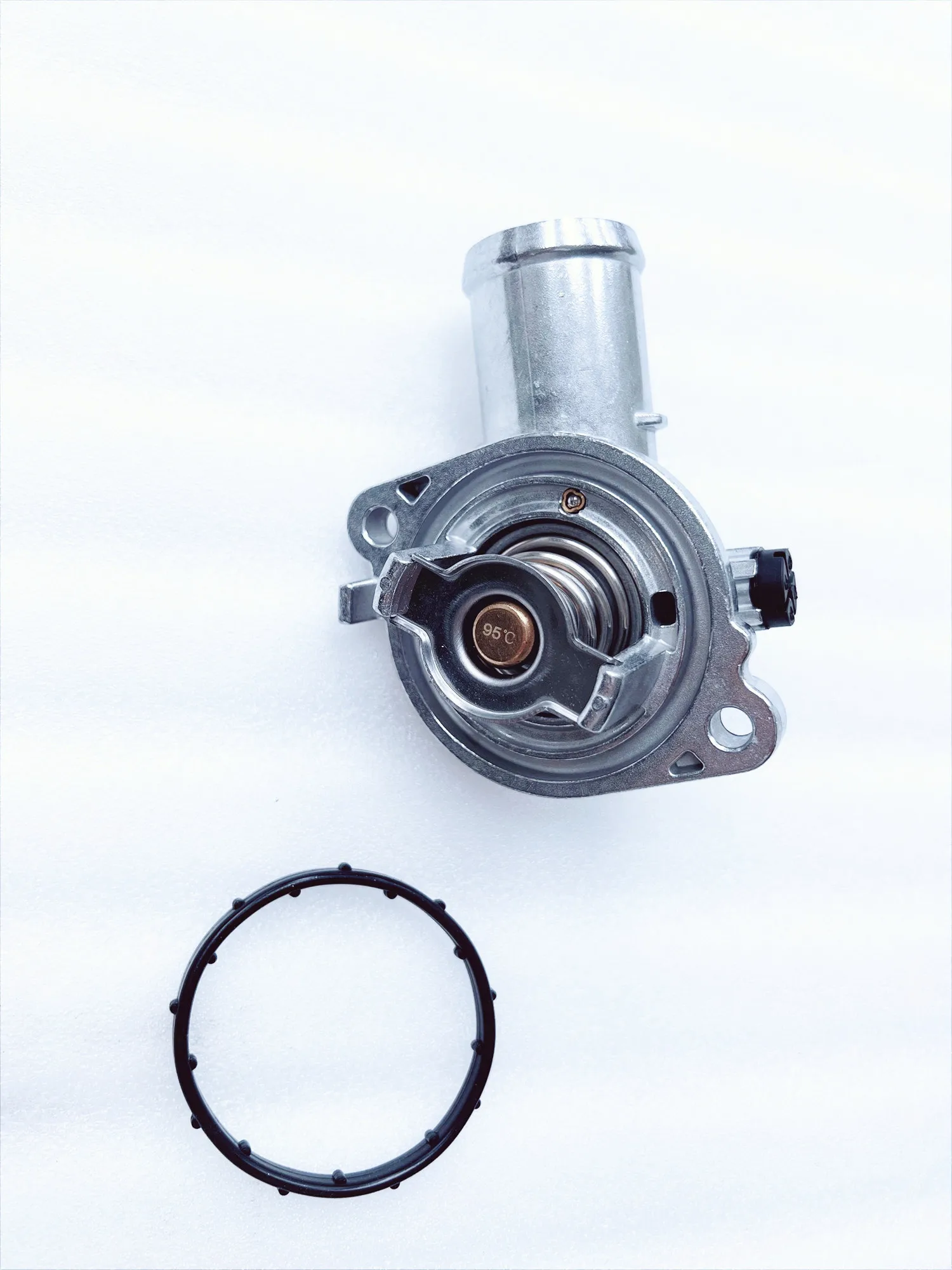 مجموعة ترموستات غطاء من الألومنيوم مع غسالة 5184570AJ ، 5184570AH مناسبة ل: كرايسلر دودج رحلة ، تاون RV ، المنتقمون ، 3.6