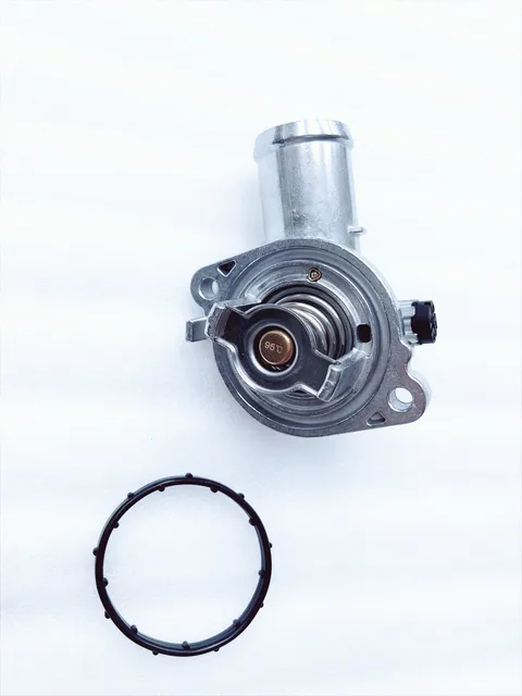 مجموعة ترموستات غطاء من الألومنيوم مع غسالة 5184570AJ ، 5184570AH مناسبة ل: كرايسلر دودج رحلة ، تاون RV ، المنتقمون ، 3.6