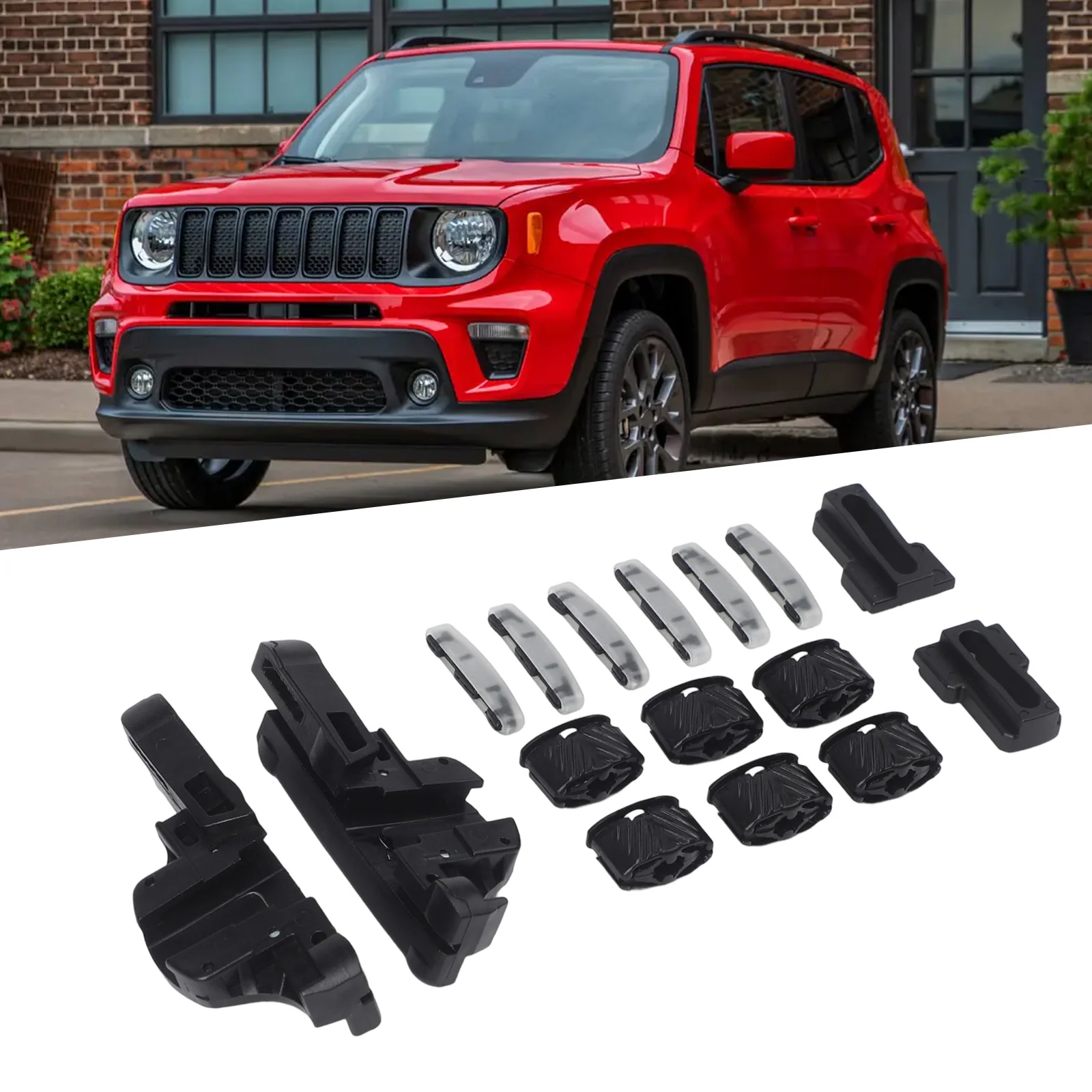 Auto Schiebedach Gleitbahn Halterung Slider Schnalle Schiene Clip Ersatz Kit 77368447,77368446 Für Jeep Für Renegade 15-21 – Detail 1