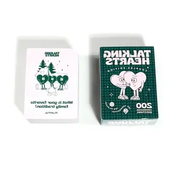 Gioco di Carte Taklig Hearts, Giochi da Tavolo Romantici per Coppie, Carte Interattive per Conversazione, Carte 'Cuori che Parlano' per San Valentino