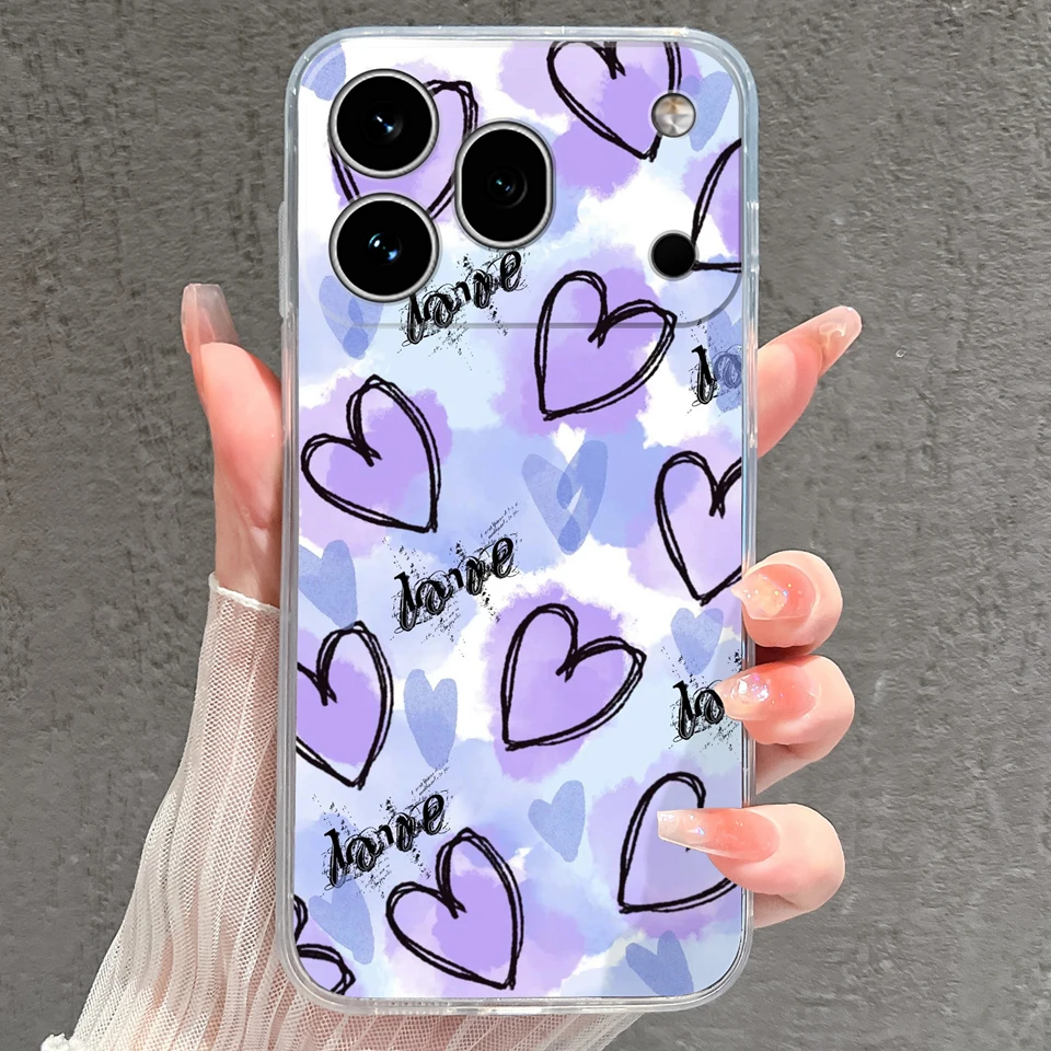 Cute Little Prince Anti-Slip Durable Transparent Phone Case - Silicone TPU Protective Shell