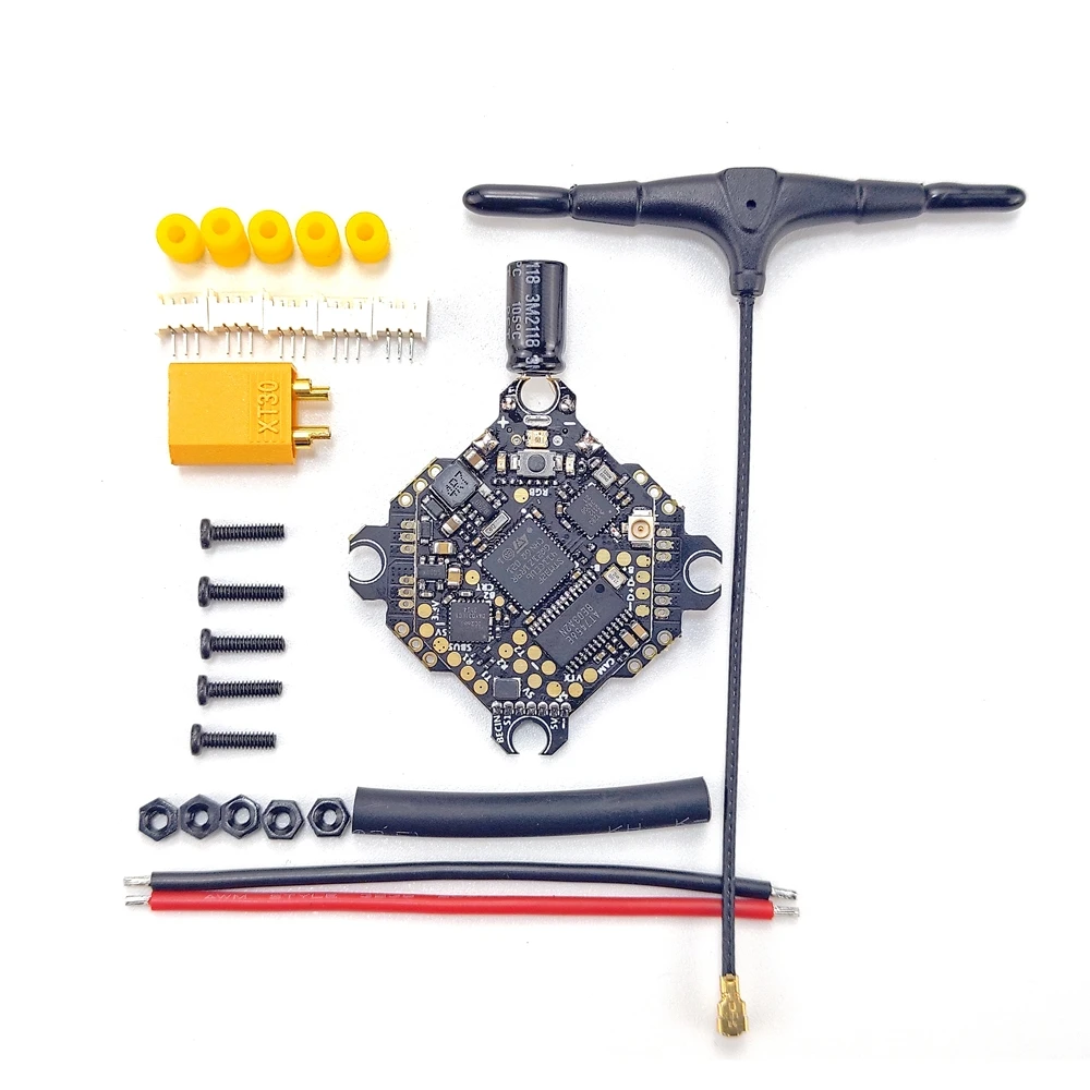 DarwinFPV ExpressLRS ELRS AIO F4 FC FPV Bluejay 2,4G Контроллер полета Whoop Betaflight 15A OSD BEC 1-3S 4In1 ESC