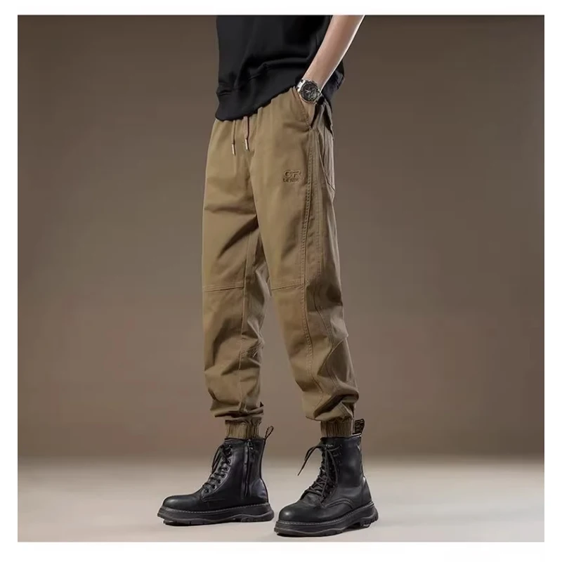 

American heavy-duty retro work pants, men's Harlan summer loose fit oversized men's casual pants