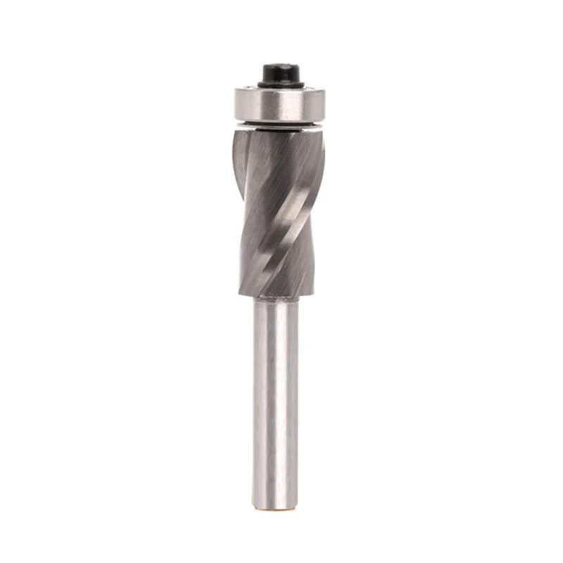 

Ultra-Perfomance Compression Flush Trim Solid Router Bit for Woodworking End Mill 1/4" 6mm Shank 4 Types Steel