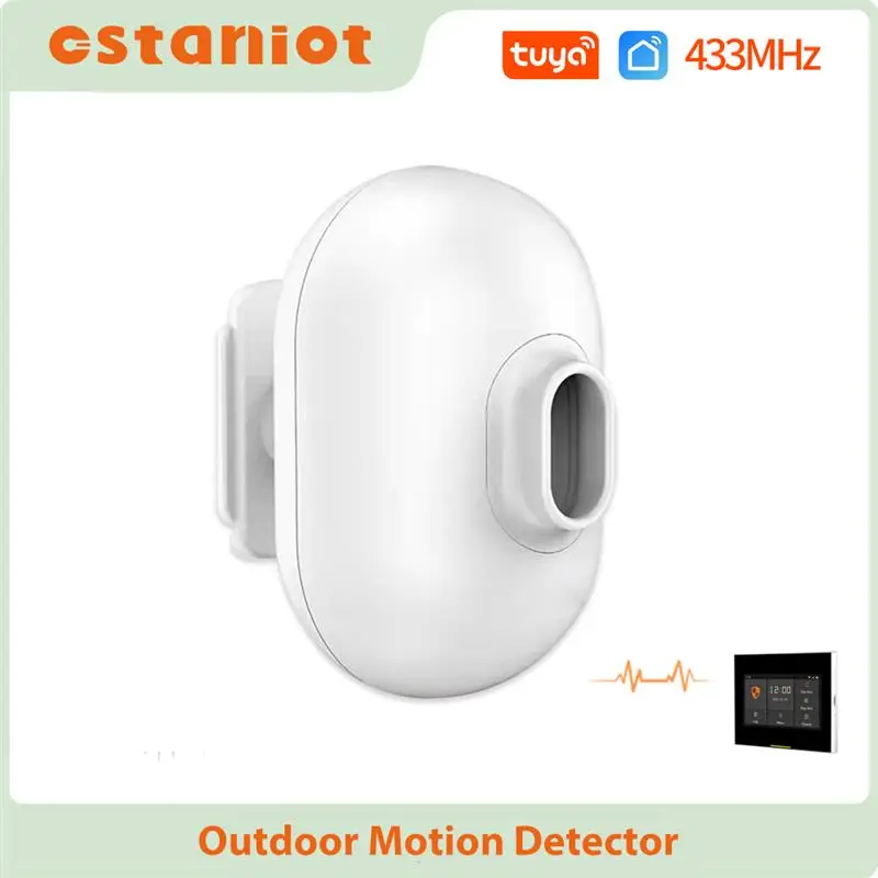 

Ostaniot Wireless Outdoor PIR Motion Sensor 433MHz Waterproof Infrared Detector Pet-immune For Home Alarm System Remote Control